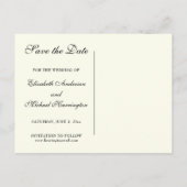 Carte Postale Faire-part Mariage catholique Saint-Joseph Sauvez la date (Dos)