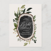 Carte Postale Faire-part Mariage champêtre dans une ferme rustique avec déc (Devant)