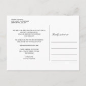 Carte Postale Faire-part Mariage Changement de Date NAVIRE ESPAGNOL ET CARR (Dos)