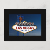 Carte Postale Faire-part Mariage de Destination à Las Vegas Sauvegarder Les (Devant)