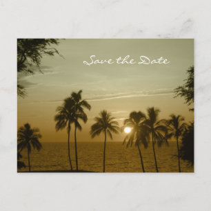 Carte Postale Faire-part Mariage de destination Sauvez la date, Mauna Kea