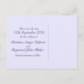 Carte Postale Faire-part Mariage de l'ostéospermum Daisy enregistrer la car (Dos)