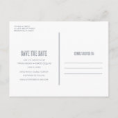 Carte Postale Faire-part Mariage de plage aux palmiers tropicaux - Enregist (Dos)