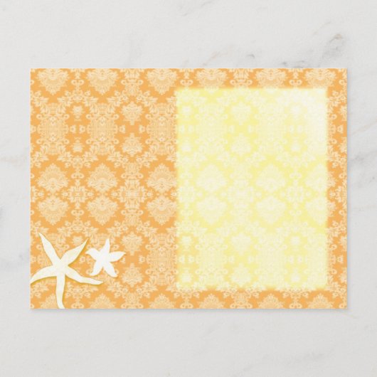 Carte Postale Faire-part Mariage de plage Summer Breeze, retenez la date (Dos)