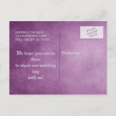 Carte Postale Faire-part Mariage d'halloween gothique enregistrer la date c (Dos)