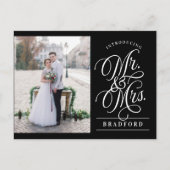 Carte Postale Faire-part Mariage en fuite Bold Glamour (Devant)