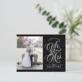 Carte Postale Faire-part Mariage en fuite Bold Glamour (Debout devant)