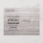 Carte Postale Faire-part Mariage Enregistrer La Date Hydrangea String Light (Dos)