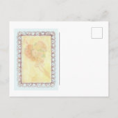 Carte Postale Faire-part Mariage Fairytale Enregistrer la date (Dos)