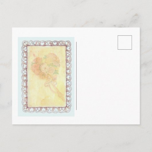 Carte Postale Faire-part Mariage Fairytale Enregistrer la date (Dos)