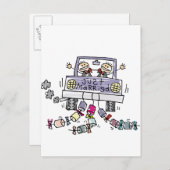 Carte Postale Faire-part Mariage gay juste mariés (Devant / Derrière)