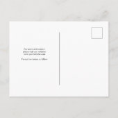 Carte Postale Faire-part Mariage humouristique gâteau gratuit bar ouvert Éc (Dos)