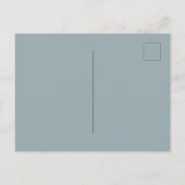 Carte Postale Faire-part Mariage Lavender eucalyptus enregistrer la date (Dos)