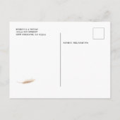 Carte Postale Faire-part Mariage Moderne Bohème Arched Photo Enregistrer La (Dos)