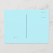 Carte Postale Faire-part mariage occidental marron turquoise enregistrer la (Dos)
