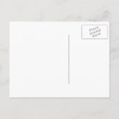 Carte Postale Faire-part Mariage Ombré Rose Chaud Enregistrer La Date (Dos)
