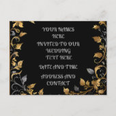 Carte Postale Faire-part Mariage Personnalisé   (Devant)