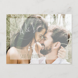 Carte Postale Faire-part Mariage photo couple Enregistrer la date Site Web