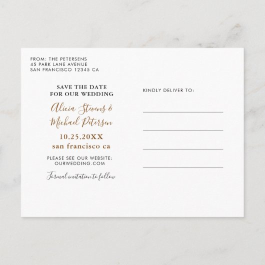 Carte Postale Faire-part Mariage photo tournesol rustique enregistrer la da (Dos)