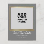 Carte Postale Faire-part mariage photo vertical (Devant)