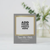 Carte Postale Faire-part mariage photo vertical (Debout devant)