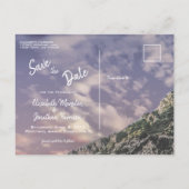 Carte Postale Faire-part Mariage Positano Côte Amalfi Mariage italien (Dos)
