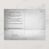 Carte Postale Faire-part Mariage Reporté Drôle Chat Change la Date (Dos)