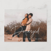 Carte Postale Faire-part mariage retardé (Devant)