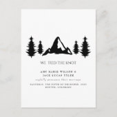 Carte Postale Faire-part Mariage simple et élégant (Devant)