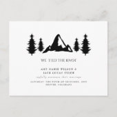 Carte Postale Faire-part Mariage simple et élégant (Devant)
