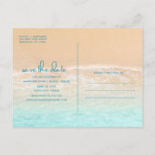 Carte Postale Faire-part Mariage sur les plages d'Hawaii Aloha Enregistrer (Dos)