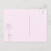 Carte Postale Faire-part Mariage unique Las Vegas Strip Enregistrer la date (Dos)