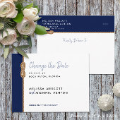Carte Postale Faire-part ⚓ Marine Bleue Budget Modifier La Date