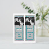 Carte Postale Faire-part Marque-page de réservation de date Faveurs Moderne (Debout devant)