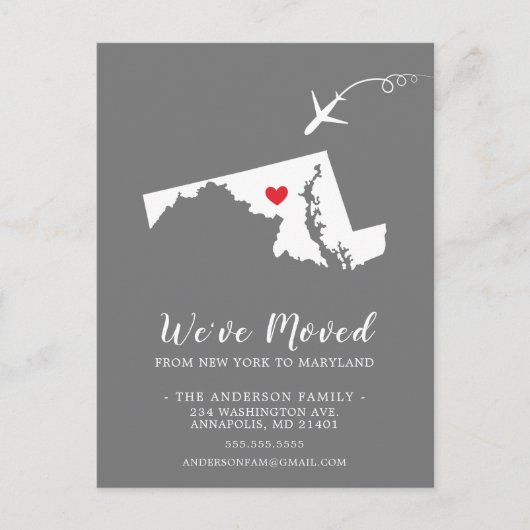 Carte postale Faire-part MARYLAND (Devant)