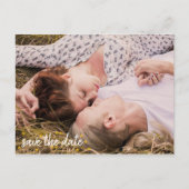 Carte Postale Faire-part Mason Jar & Fireflies Mariage rustique Enregistrer (Devant)