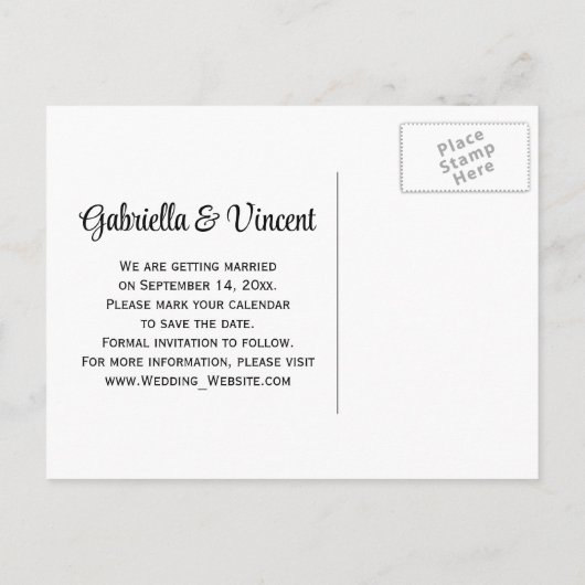 Carte Postale Faire-part Mason Jar White Daisies Nacre Mariage Enregistrer  (Dos)