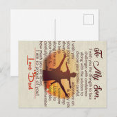 Carte Postale Faire-part Meilleur Cadeau Pour Son | À mes citations Fils (Devant / Derrière)