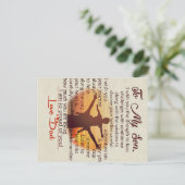 Carte Postale Faire-part Meilleur Cadeau Pour Son | À mes citations Fils (Debout devant)