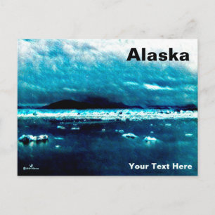 Carte Postale Faire-part Mer bleue froide