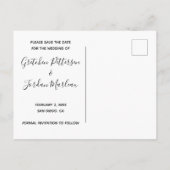 Carte Postale Faire-part Mes Humains Se Marier Chien Photo Enregistrer La D (Dos)