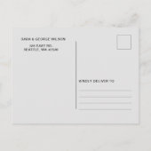 Carte Postale Faire-part Mexican Floral Fiesta Enregistrez La Date (Dos)