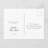 Carte Postale Faire-part Mignonne Père Noël Sauver La Date Noël Fête (Dos)