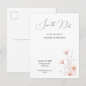 Carte Postale Faire-part Minimaliste Moderne Simple Élégant Professionnel (Devant / Derrière)