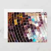 Carte Postale Faire-part Mirror Disco Ball (Devant / Derrière)