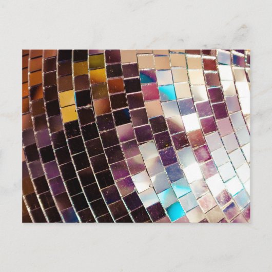 Carte Postale Faire-part Mirror Disco Ball (Devant)