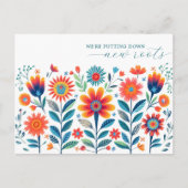 Carte Postale Faire-part mobile Fleur sauvage d'art populaire (Devant)