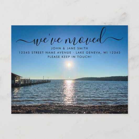 Carte postale Faire-part mobile Lake Geneva Wiscon (Devant)