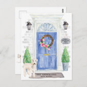 Carte postale Faire-part mobile Wheaten Terrier (Devant / Derrière)