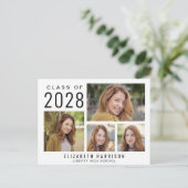 Carte Postale Faire-part Moderne 5 - Diplôme photo (Debout devant)